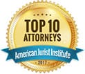 Top 10 Attorneys | 2017 | American Jurist Institute